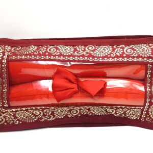 Red Double Column Bangle Pouch