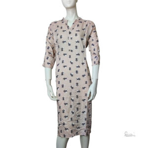 Women's Cotton Rayon A-Line Maternity Feeding Kurti with Zippers | XXL Active