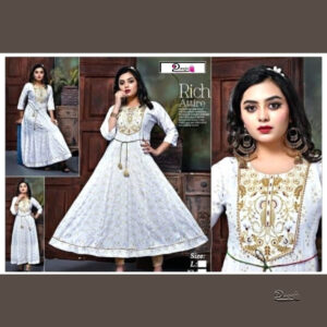 Women Embellished Anarkali Tunic Tops | XL Size