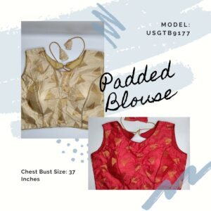 Womens Padded Blouse | Triangle Pattern Design