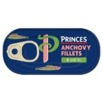 Princes Anchovy Fillets in Olive Oil 50g (Case of 12)