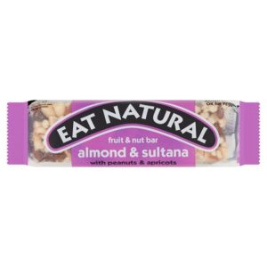 Eat Natural Fruit & Nut Bar Almond & Sultana with Peanuts & Apricots 12 x 50g