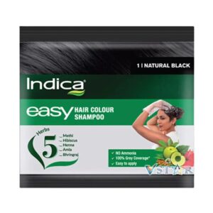 Indica Easy Hair Colour Natural Black 25ml