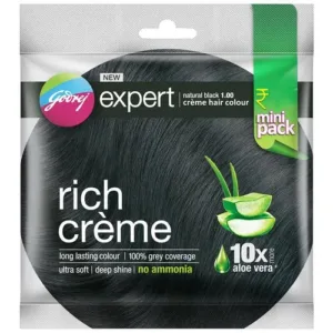 Mini Godrej Expert Rich Creme Hair Colour With Aloe Vera